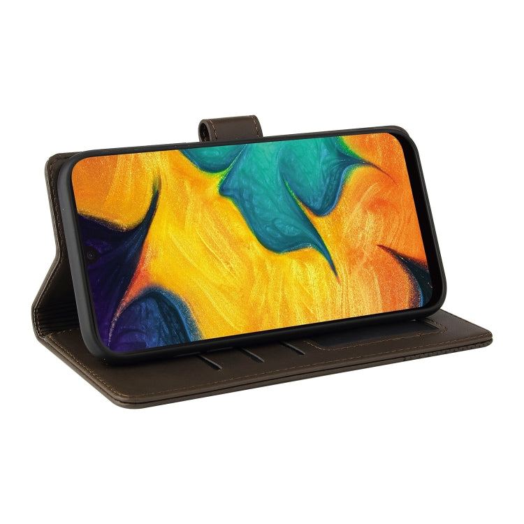 For Samsung Galaxy A20 / A30 GQUTROBE Skin Feel Magnetic Leather Phone Case