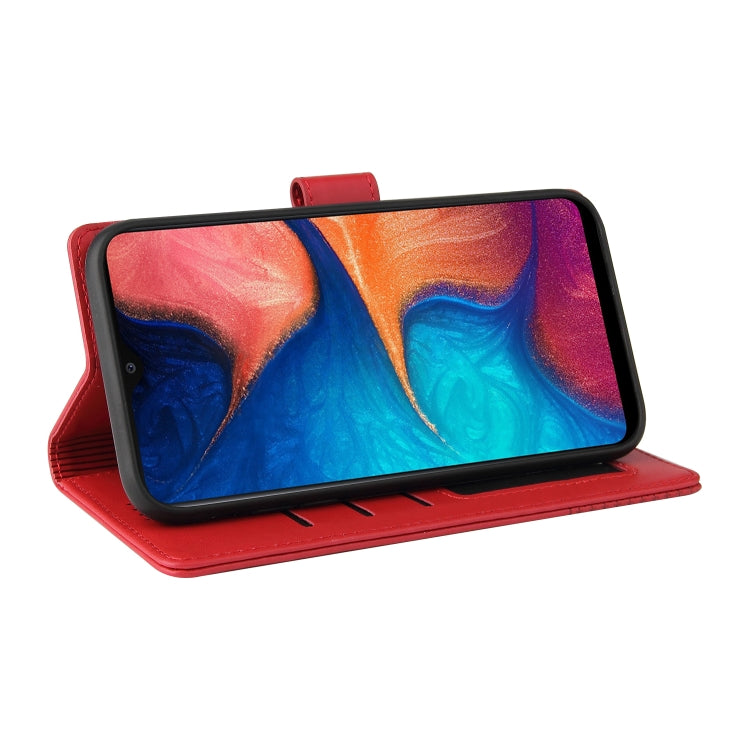 For Samsung Galaxy A20e GQUTROBE Skin Feel Magnetic Leather Phone Case
