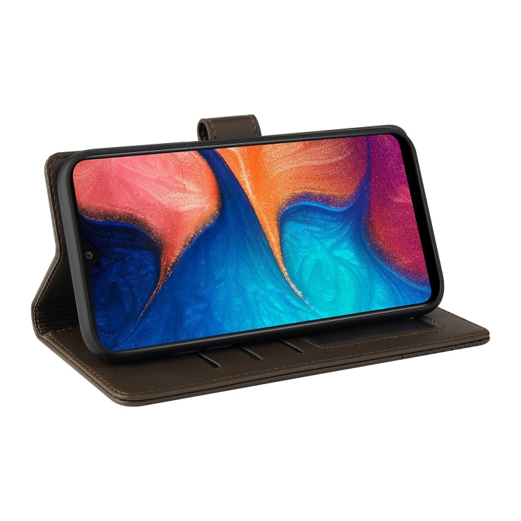 For Samsung Galaxy A20e GQUTROBE Skin Feel Magnetic Leather Phone Case