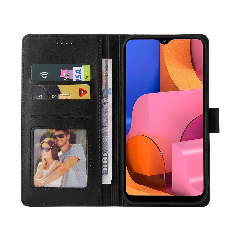 For Samsung Galaxy A20s GQUTROBE Skin Feel Magnetic Leather Phone Case