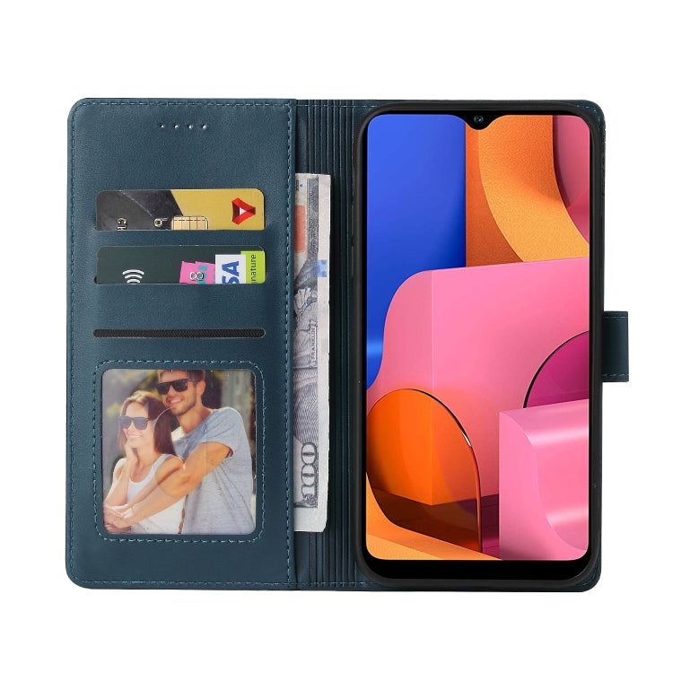 For Samsung Galaxy A20s GQUTROBE Skin Feel Magnetic Leather Phone Case