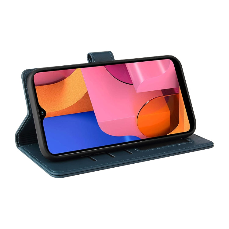 For Samsung Galaxy A20s GQUTROBE Skin Feel Magnetic Leather Phone Case