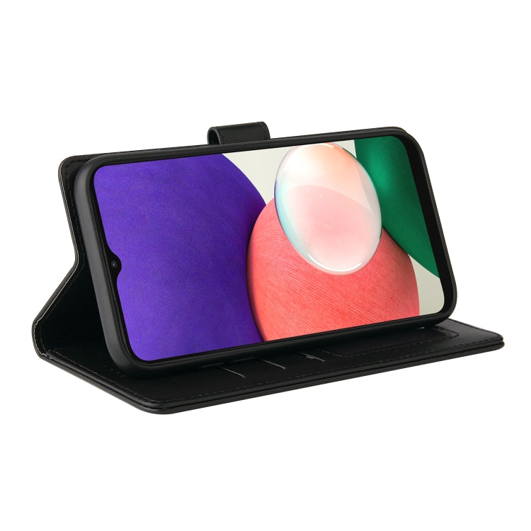 For Samsung Galaxy A22 5G GQUTROBE Skin Feel Magnetic Leather Phone Case