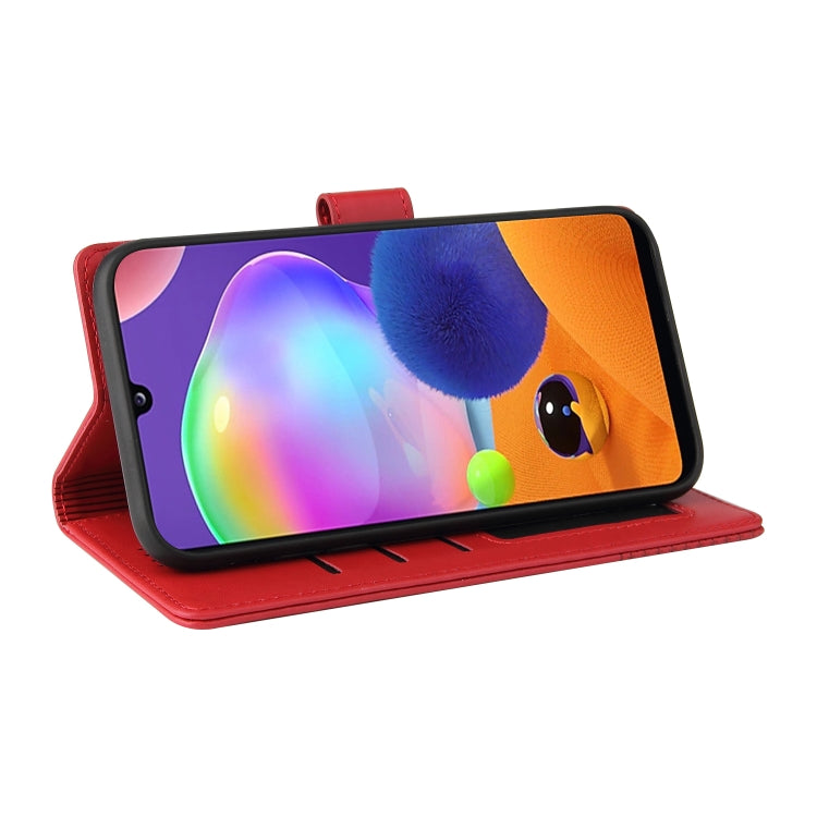 For Samsung Galaxy A31 GQUTROBE Skin Feel Magnetic Leather Phone Case