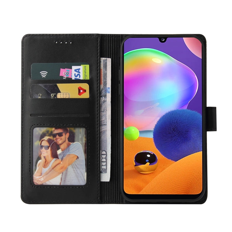 For Samsung Galaxy A31 GQUTROBE Skin Feel Magnetic Leather Phone Case