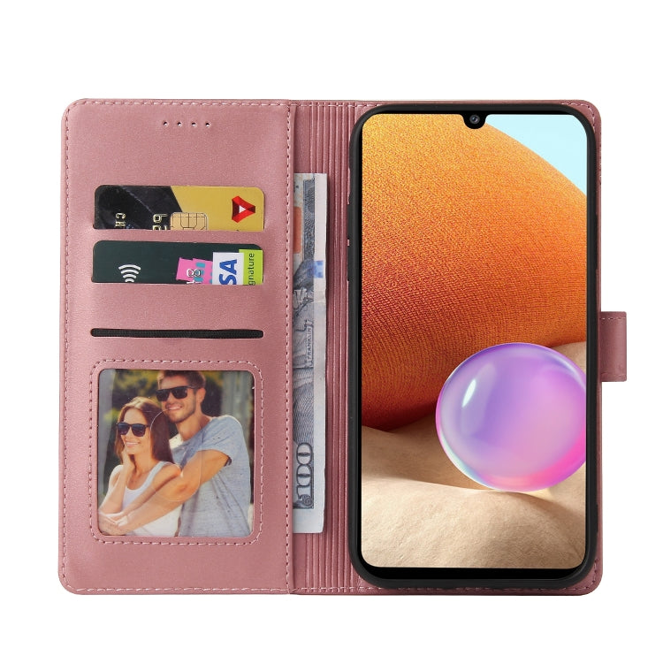 For Samsung Galaxy A32 4G GQUTROBE Skin Feel Magnetic Leather Phone Case