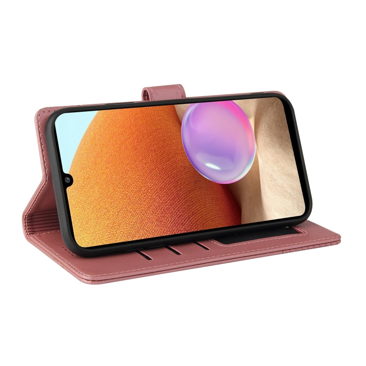 For Samsung Galaxy A32 4G GQUTROBE Skin Feel Magnetic Leather Phone Case