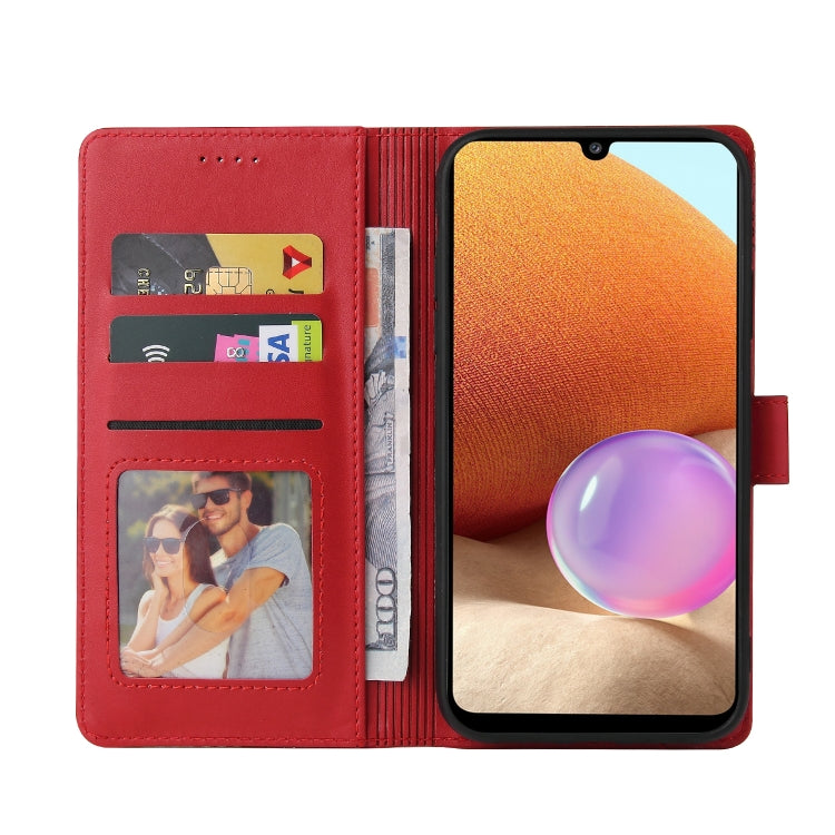 For Samsung Galaxy A32 4G GQUTROBE Skin Feel Magnetic Leather Phone Case
