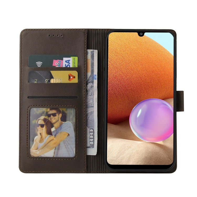 For Samsung Galaxy A32 4G GQUTROBE Skin Feel Magnetic Leather Phone Case