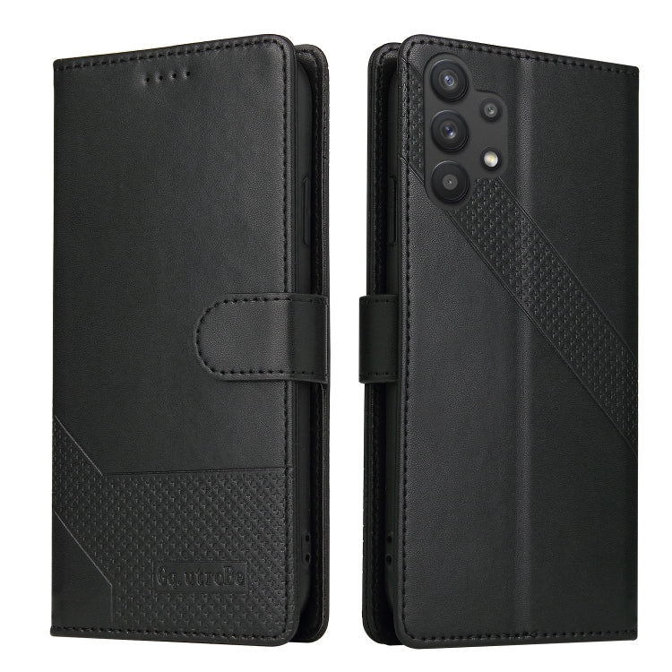 For Samsung Galaxy A32 5G GQUTROBE Skin Feel Magnetic Leather Phone Case