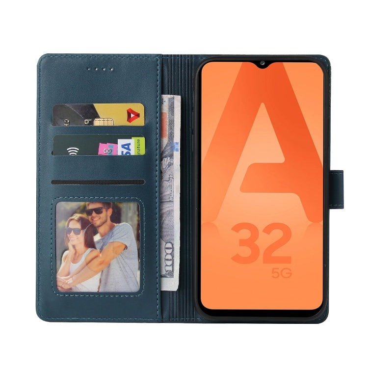 For Samsung Galaxy A32 5G GQUTROBE Skin Feel Magnetic Leather Phone Case