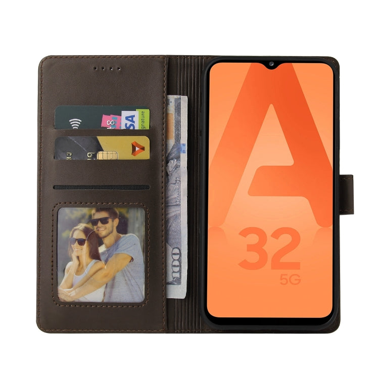 For Samsung Galaxy A32 5G GQUTROBE Skin Feel Magnetic Leather Phone Case