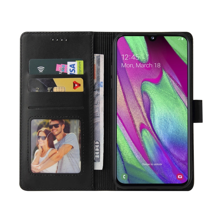 For Samsung Galaxy A40 GQUTROBE Skin Feel Magnetic Leather Phone Case