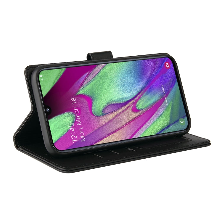 For Samsung Galaxy A40 GQUTROBE Skin Feel Magnetic Leather Phone Case