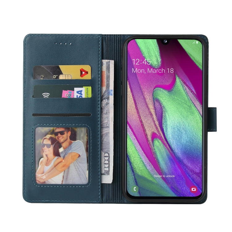 For Samsung Galaxy A40 GQUTROBE Skin Feel Magnetic Leather Phone Case