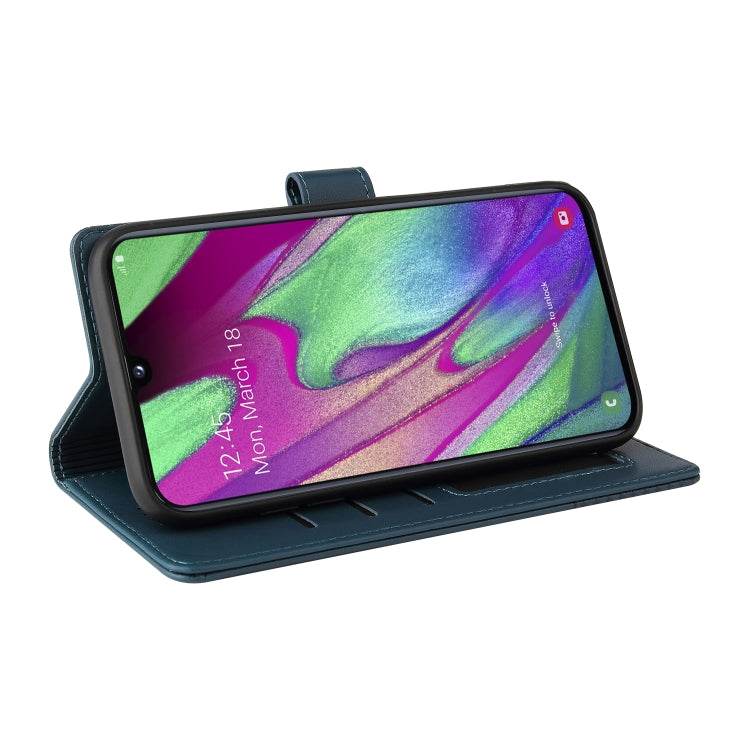 For Samsung Galaxy A40 GQUTROBE Skin Feel Magnetic Leather Phone Case