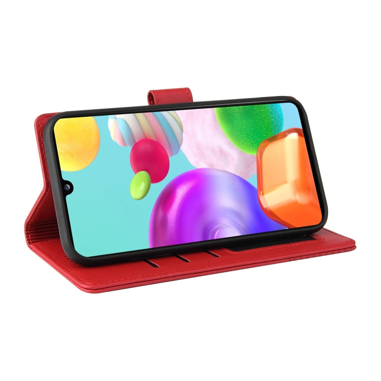 For Samsung Galaxy A41 GQUTROBE Skin Feel Magnetic Leather Phone Case