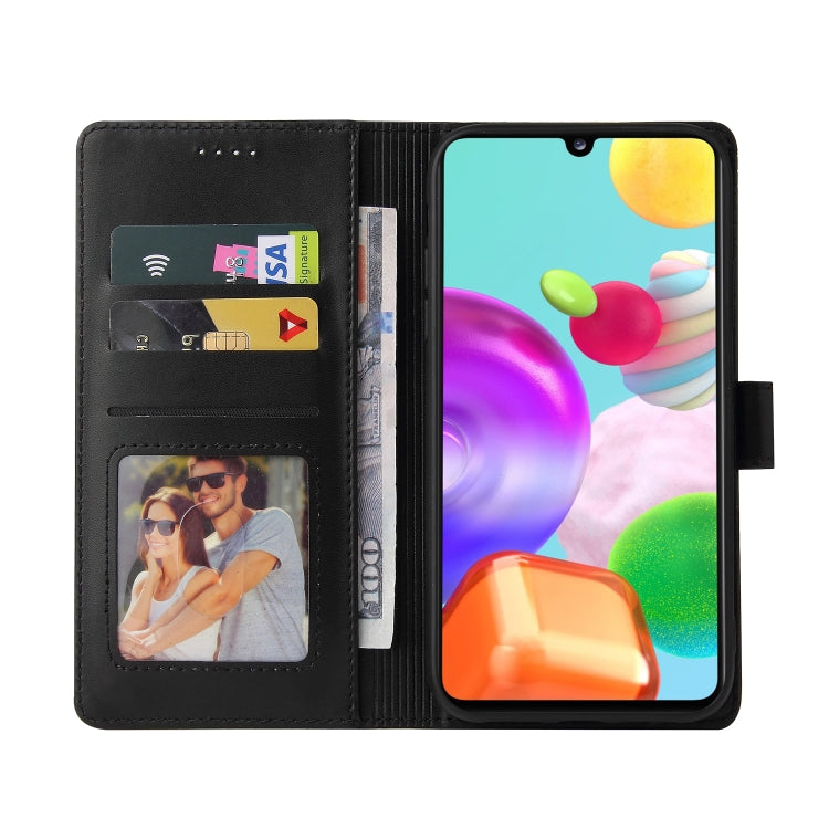 For Samsung Galaxy A41 GQUTROBE Skin Feel Magnetic Leather Phone Case