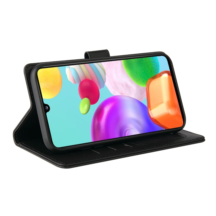 For Samsung Galaxy A41 GQUTROBE Skin Feel Magnetic Leather Phone Case
