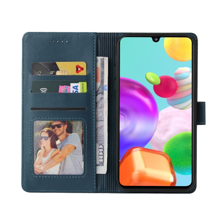 For Samsung Galaxy A41 GQUTROBE Skin Feel Magnetic Leather Phone Case