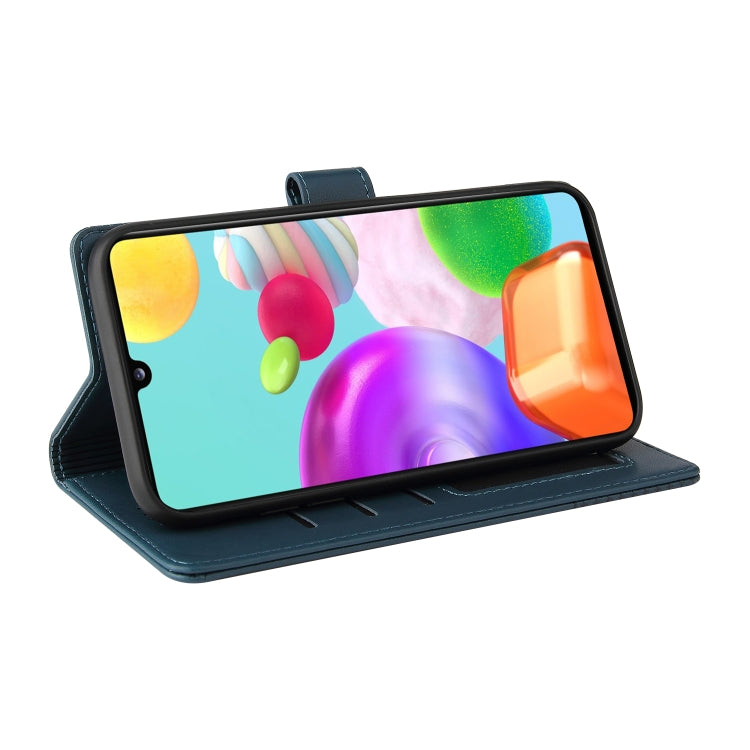 For Samsung Galaxy A41 GQUTROBE Skin Feel Magnetic Leather Phone Case