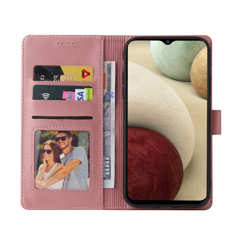 For Samsung Galaxy A42 5G GQUTROBE Skin Feel Magnetic Leather Phone Case