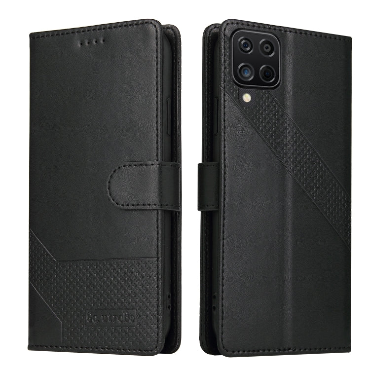 For Samsung Galaxy A42 5G GQUTROBE Skin Feel Magnetic Leather Phone Case