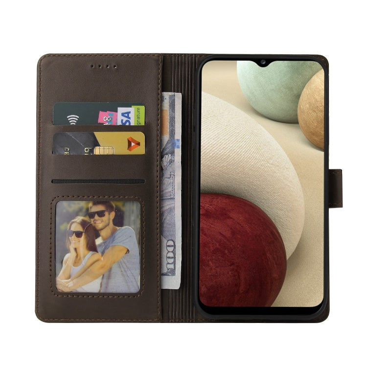 For Samsung Galaxy A42 5G GQUTROBE Skin Feel Magnetic Leather Phone Case