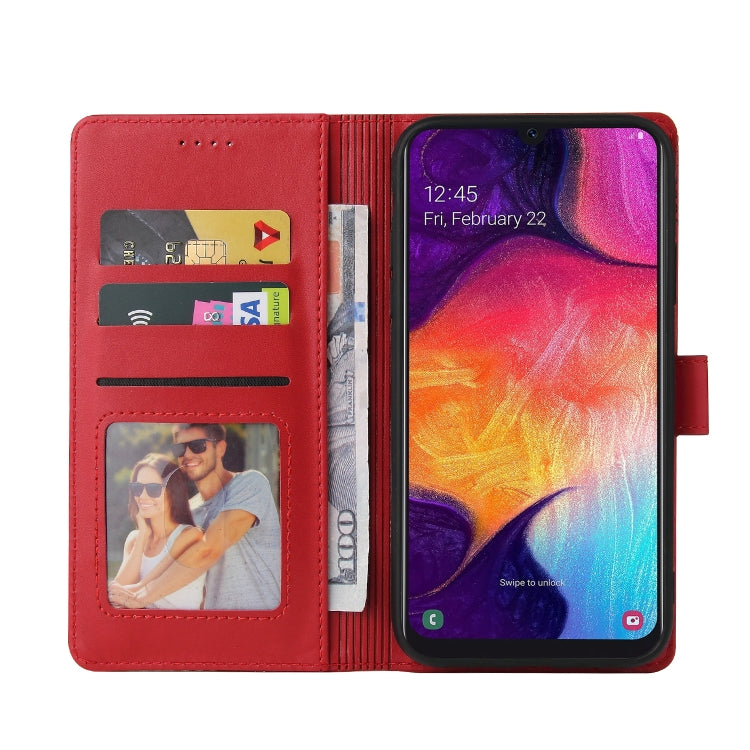For Samsung Galaxy A50 GQUTROBE Skin Feel Magnetic Leather Phone Case