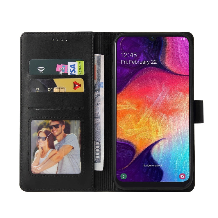 For Samsung Galaxy A50 GQUTROBE Skin Feel Magnetic Leather Phone Case