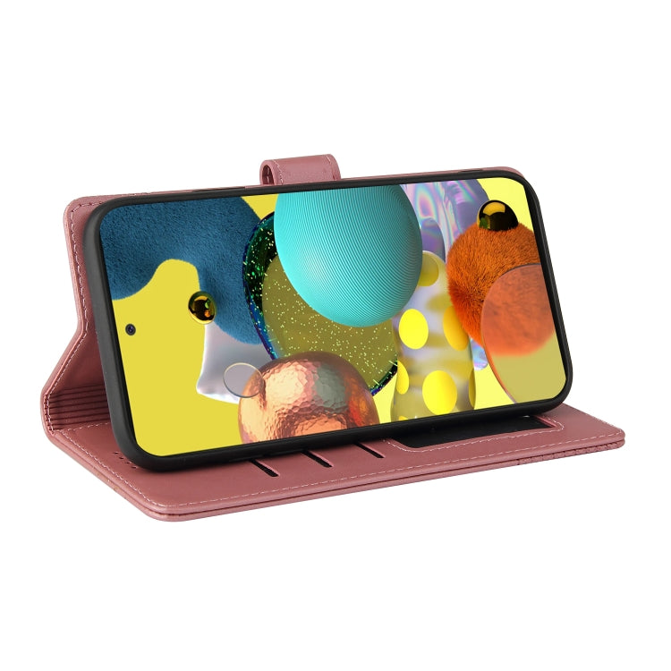 For Samsung Galaxy A51 4G GQUTROBE Skin Feel Magnetic Leather Phone Case