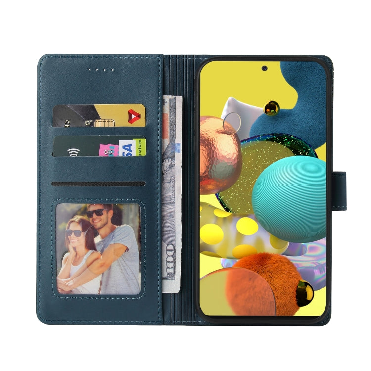 For Samsung Galaxy A51 4G GQUTROBE Skin Feel Magnetic Leather Phone Case