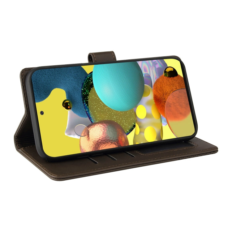 For Samsung Galaxy A51 4G GQUTROBE Skin Feel Magnetic Leather Phone Case