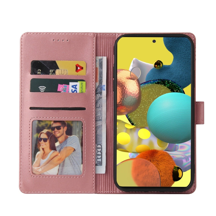 For Samsung Galaxy A51 5G GQUTROBE Skin Feel Magnetic Leather Phone Case