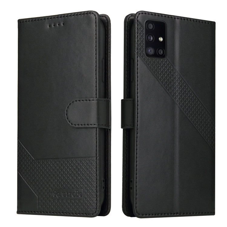 For Samsung Galaxy A51 5G GQUTROBE Skin Feel Magnetic Leather Phone Case