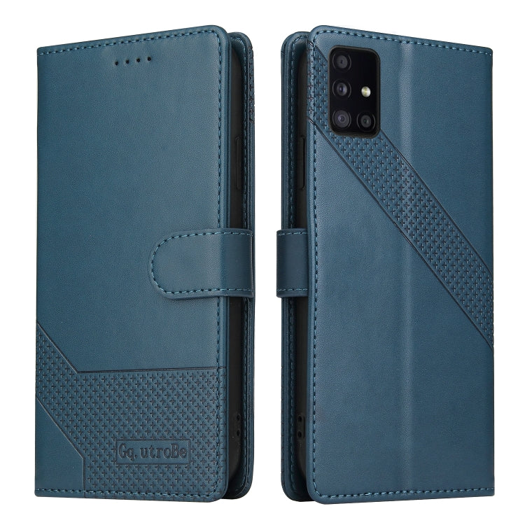 For Samsung Galaxy A51 5G GQUTROBE Skin Feel Magnetic Leather Phone Case