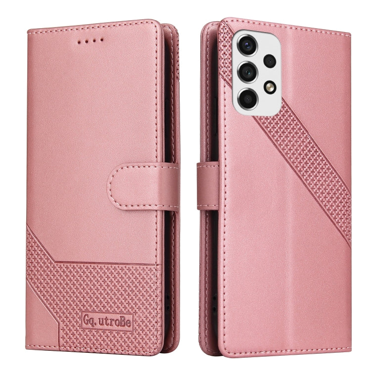 For Samsung Galaxy A53 5G GQUTROBE Skin Feel Magnetic Leather Phone Case