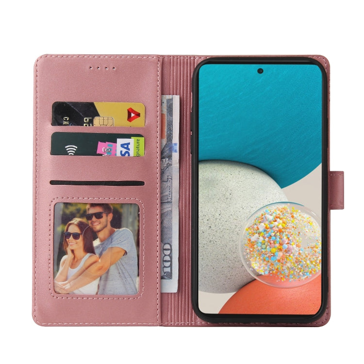 For Samsung Galaxy A53 5G GQUTROBE Skin Feel Magnetic Leather Phone Case