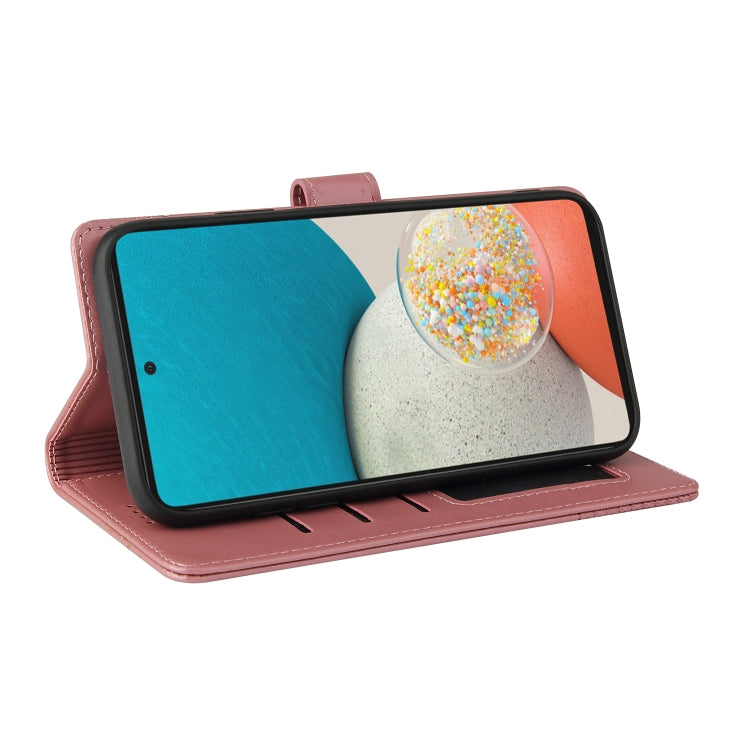 For Samsung Galaxy A53 5G GQUTROBE Skin Feel Magnetic Leather Phone Case