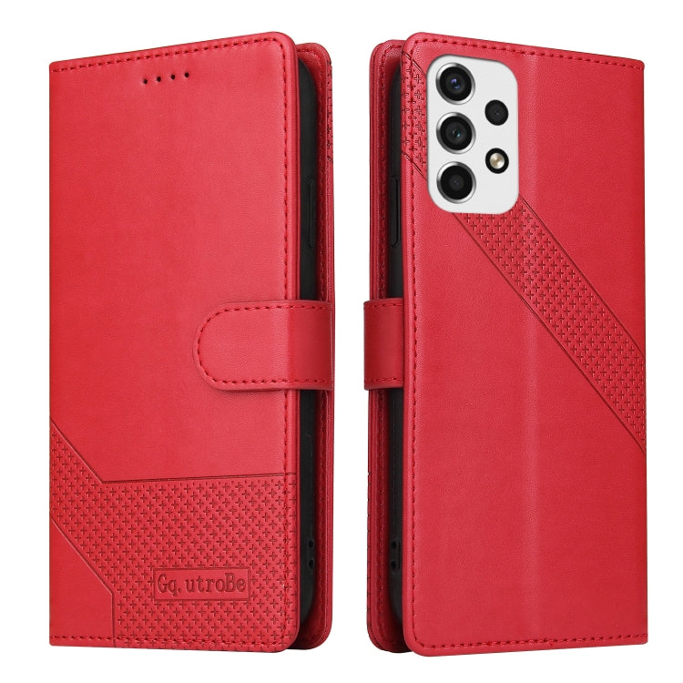 For Samsung Galaxy A53 5G GQUTROBE Skin Feel Magnetic Leather Phone Case
