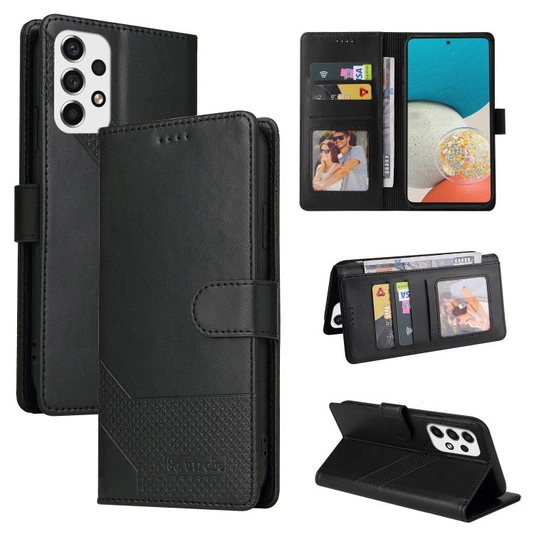 For Samsung Galaxy A53 5G GQUTROBE Skin Feel Magnetic Leather Phone Case