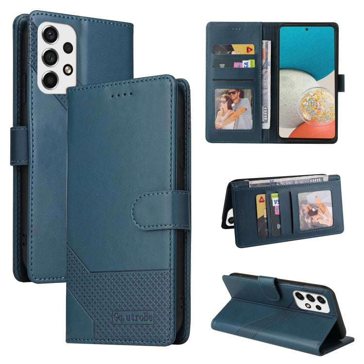 For Samsung Galaxy A53 5G GQUTROBE Skin Feel Magnetic Leather Phone Case