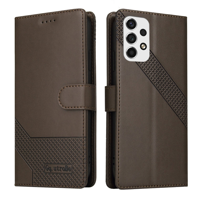 For Samsung Galaxy A53 5G GQUTROBE Skin Feel Magnetic Leather Phone Case