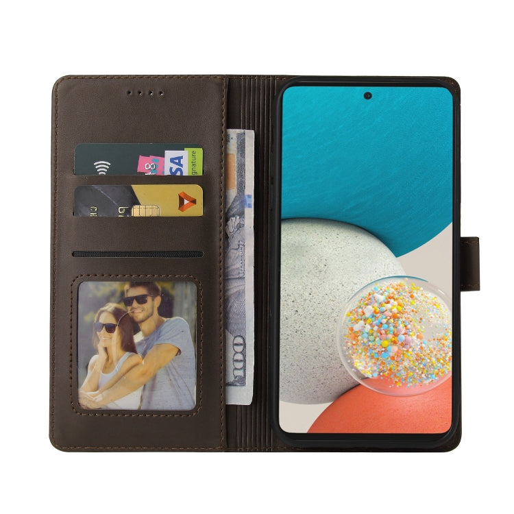 For Samsung Galaxy A53 5G GQUTROBE Skin Feel Magnetic Leather Phone Case