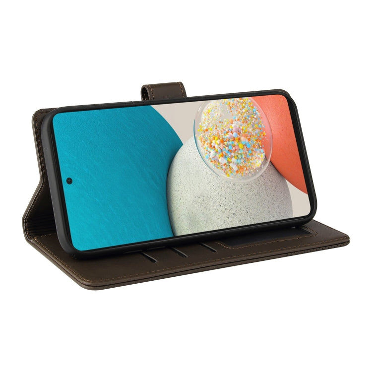 For Samsung Galaxy A53 5G GQUTROBE Skin Feel Magnetic Leather Phone Case