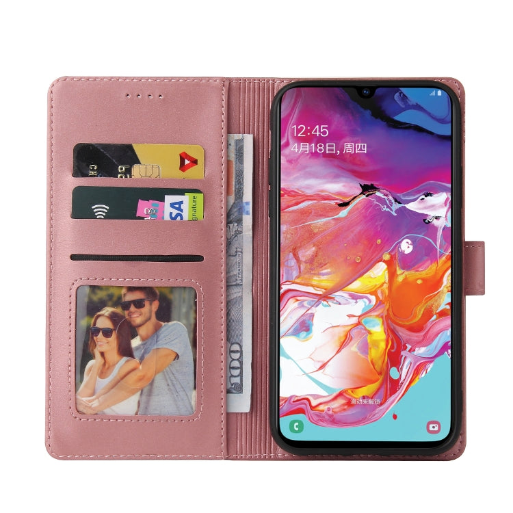 For Samsung Galaxy A70 GQUTROBE Skin Feel Magnetic Leather Phone Case