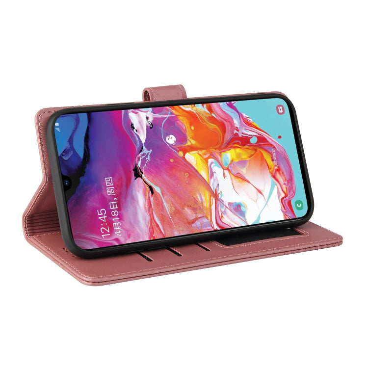 For Samsung Galaxy A70 GQUTROBE Skin Feel Magnetic Leather Phone Case