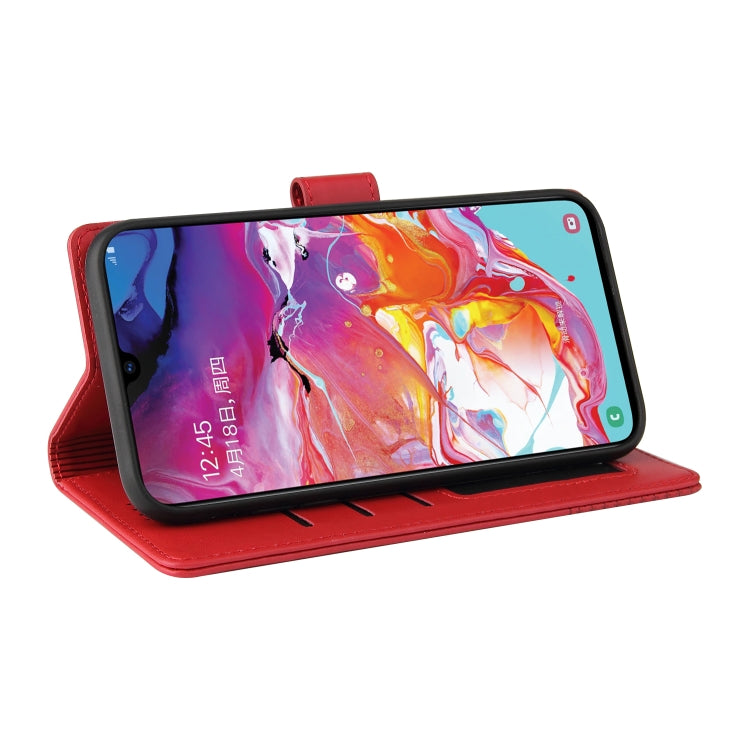 For Samsung Galaxy A70 GQUTROBE Skin Feel Magnetic Leather Phone Case