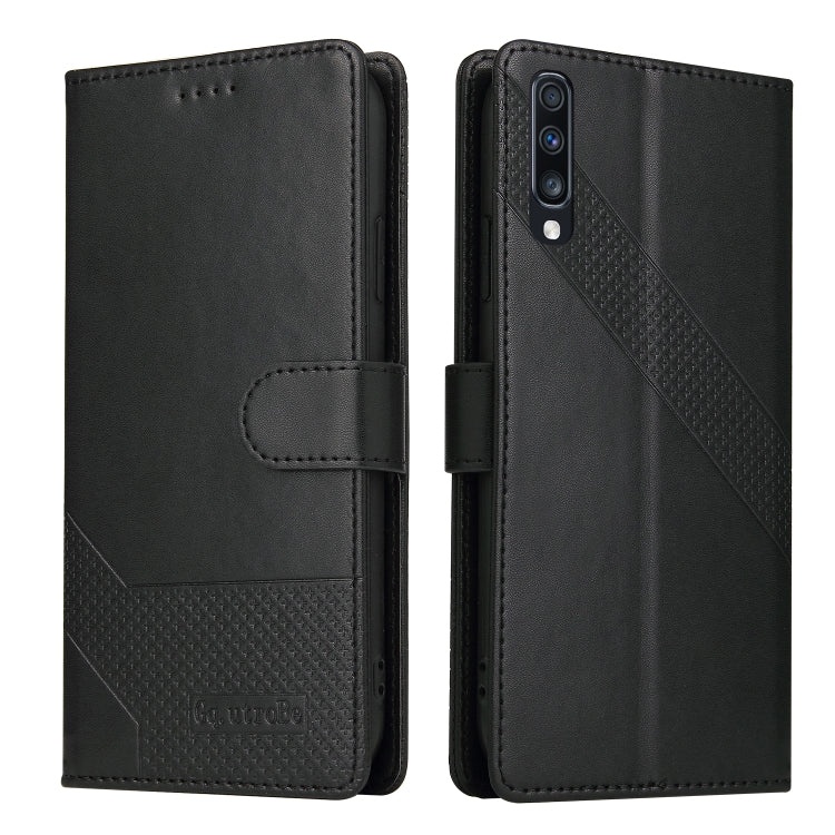 For Samsung Galaxy A70 GQUTROBE Skin Feel Magnetic Leather Phone Case