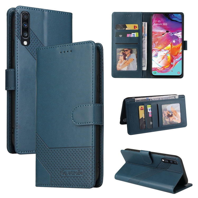 For Samsung Galaxy A70 GQUTROBE Skin Feel Magnetic Leather Phone Case